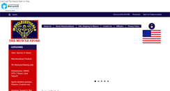 Desktop Screenshot of musclestoreusa.com